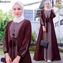 Zarif Tesettür Abaya Elbise